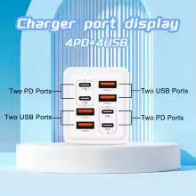 240W 8 in 1 fast charging plug