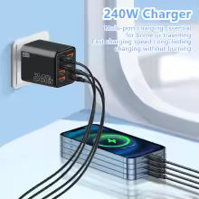 240W 8 in 1 fast charging plug