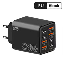 240W 8 in 1 fast charging plug
