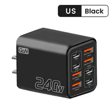 240W 8 in 1 fast charging plug