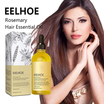 Natural Hair Growth Oil Rosemary Anti Hair Loss Regrowth Moisturizing Repair Anti Baldness Fast Hair Growth Serum Oil