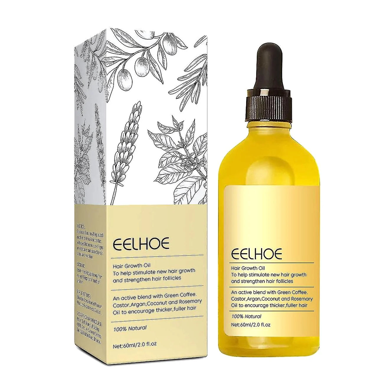 Natural Hair Growth Oil Rosemary Anti Hair Loss Regrowth Moisturizing Repair Anti Baldness Fast Hair Growth Serum Oil